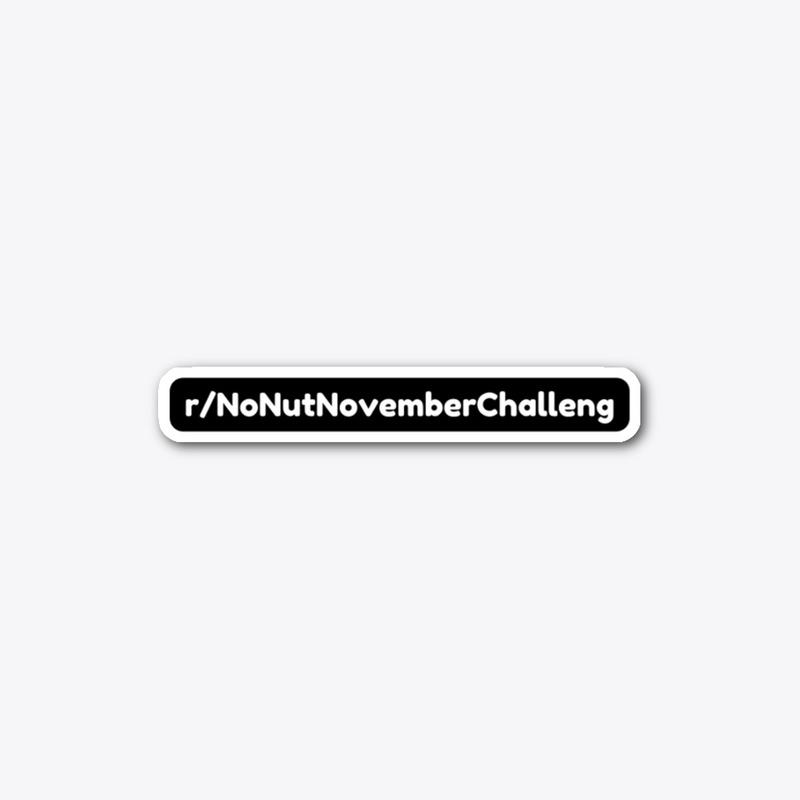 No Nut November Challeng